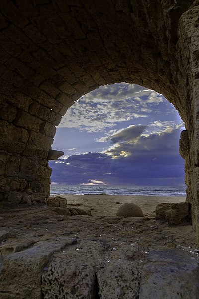 Roman aqueduct at Caesarea Maritima
