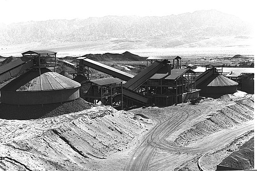 Ancient copper smelting works at Timna