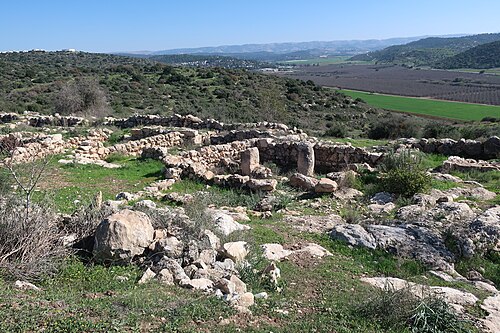 Aerial view of Khirbet Qeiyafa