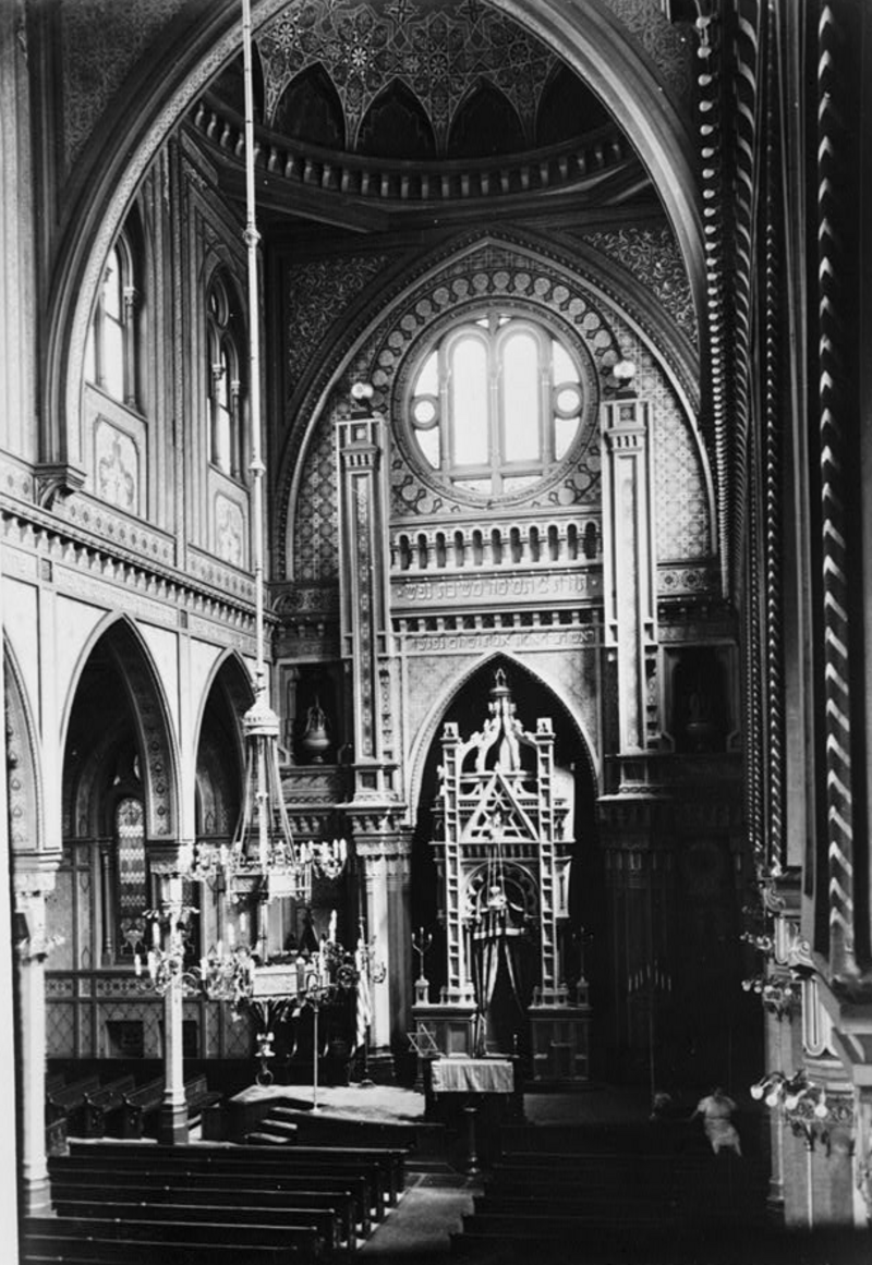 The Plum Street Temple (Isaac M. Wise Temple) in Cincinnati, built in 1866, t...