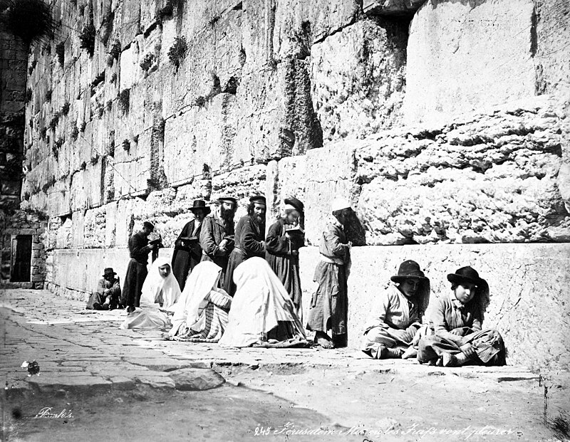 Western Wall — 1870s Photograph