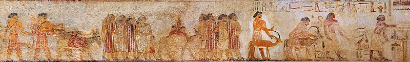 The Beni Hasan tomb painting (c. 1890 BCE)