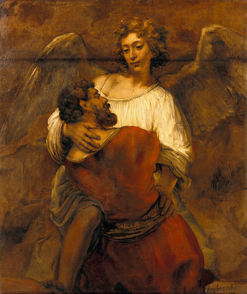 Jacob Wrestling with the Angel by Gustave Doré